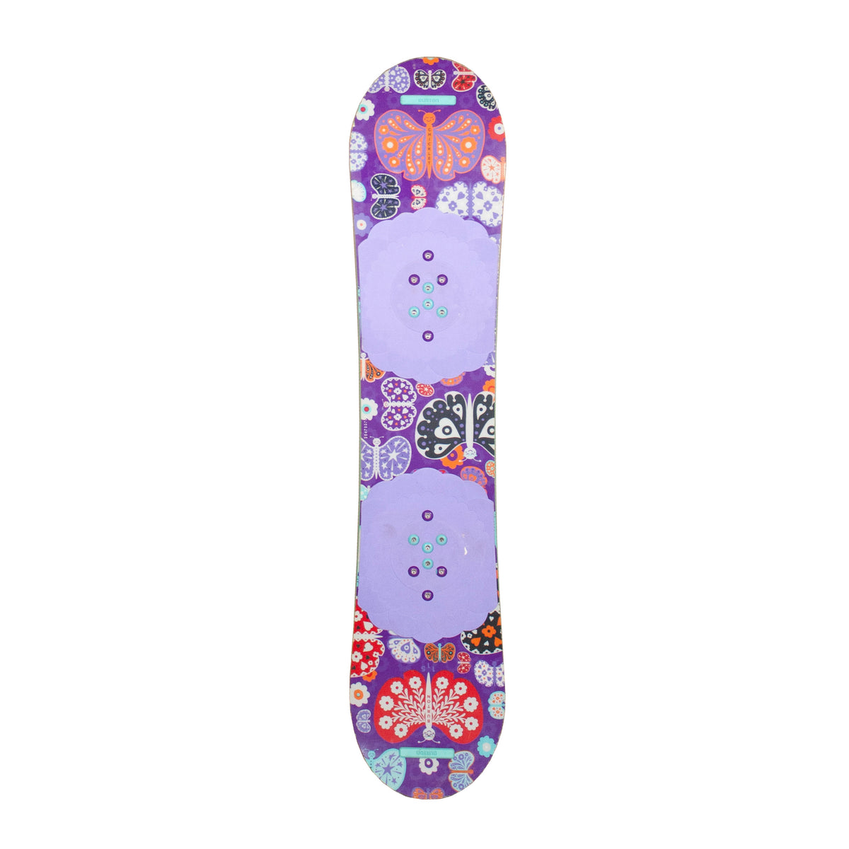 Used Burton Chicklet Butterfly Junior Girls Snowboard B - Galactic