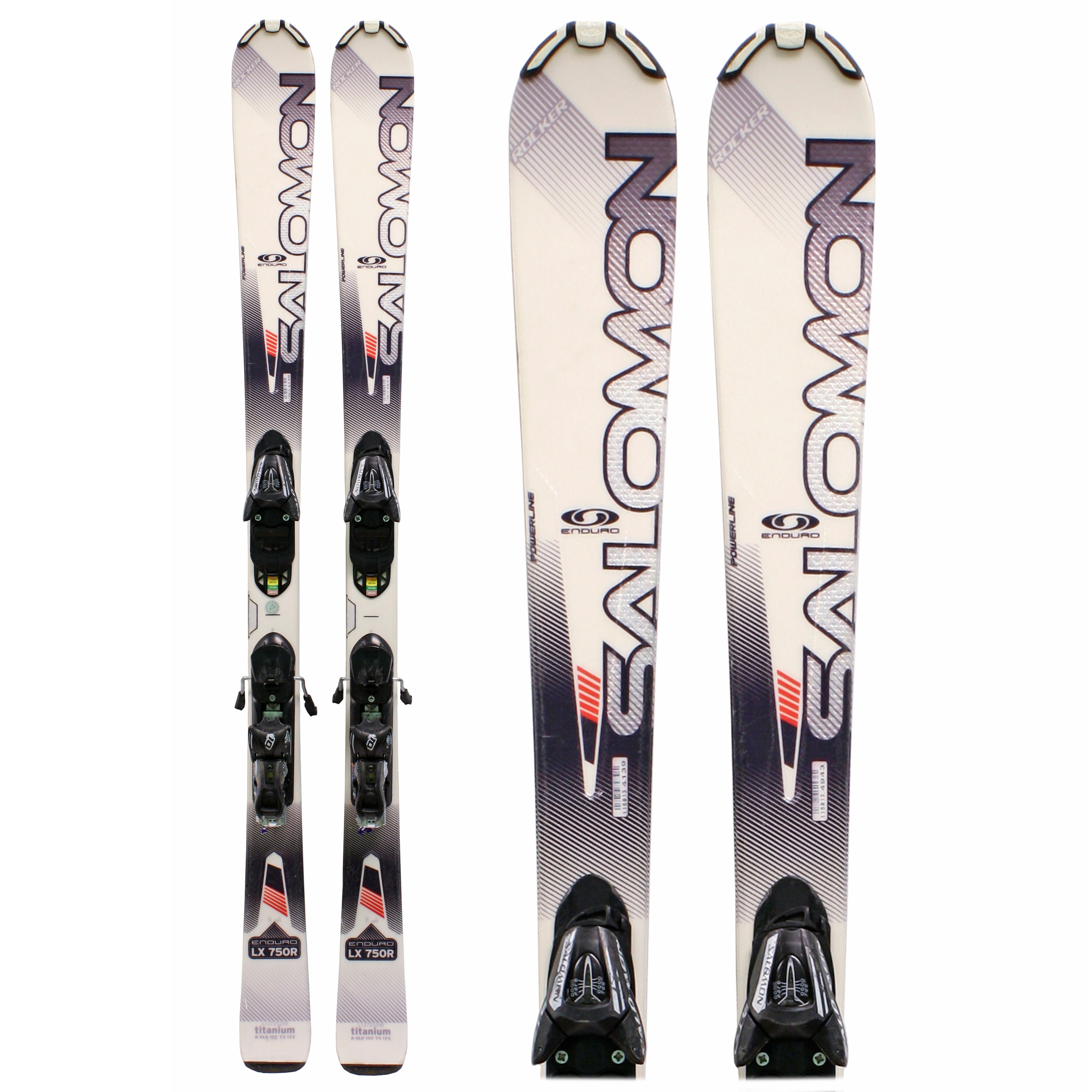 Bange for at dø indsigelse Fem Used Salomon Enduro LX 750R Skis C - Galactic Snow Sports